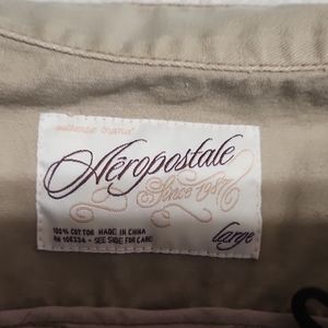 Aeropostale jacket...Size Large (Junior?)...long sleeve...tan